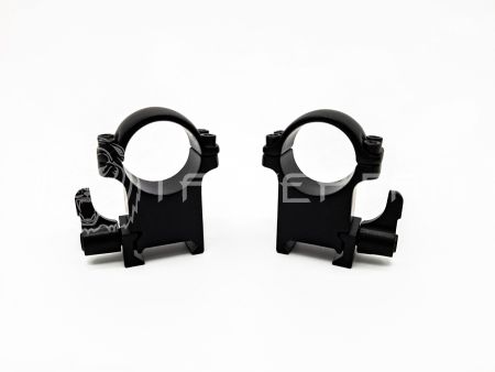 Кольца Vector Optics быстросъемные, стальные, D25,4мм, Weaver, высокие,H27мм, (XASR-SQ03) рычажны
