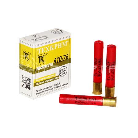 Патрон 410/76 №1 18г МагнумТехкрим (10/300)