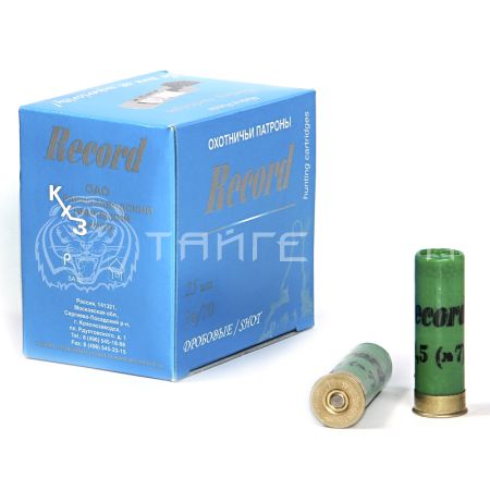 Патрон 16/70 №7 26г Рекорд (25/250)