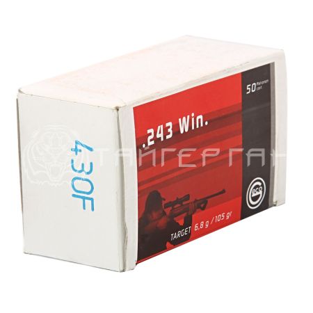 Патрон .243 Win Geco Target 6,8г/105гр (50шт)