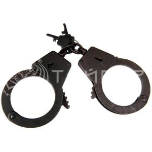 Наручники КРАБ ворон. (с фиксат. два ключа) 