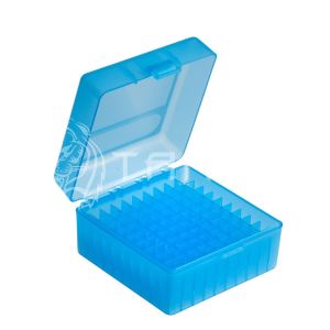 Кейс пластиковый для патронов, TB 907 вместимость 100, внешние размеры 120*120*70мм ORT-TB-907