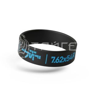 Силиконовая маркировочная накладка на магазин 7,62х54 черн/гол