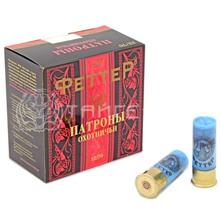 Патрон 12/70 №5 36г б/к Феттер (25/250) !