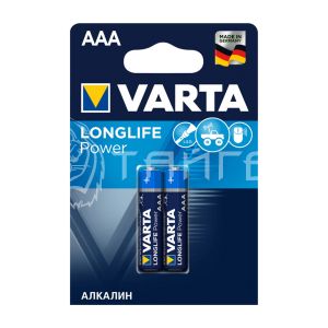 Батарейка VARTA LONGLIFE POWER AAA LR 03 бл 2 