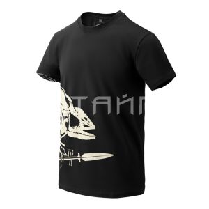 Футболка Full Body Skeleton Helikon, цвет Black (L) TS-FBS-CO-01