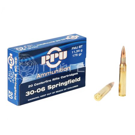 Патрон .30-06 Sprg PPU FMJ BT 11,34г/175гр (20шт)