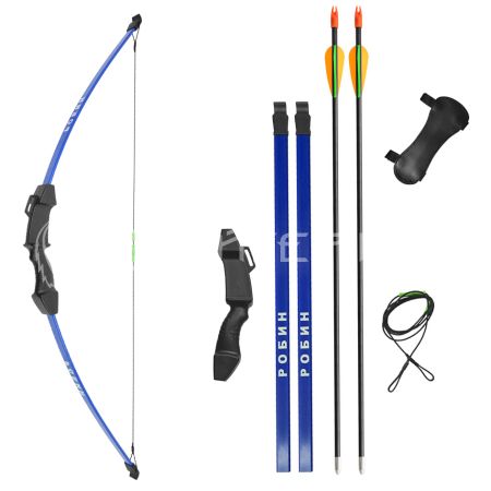 Лук детский классический Centershot Робин синий (с комплектацией)  F021-BER