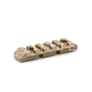 Планка пикатинни M-Lok 5 слота, стеклонаполненный полиамид койот FDE