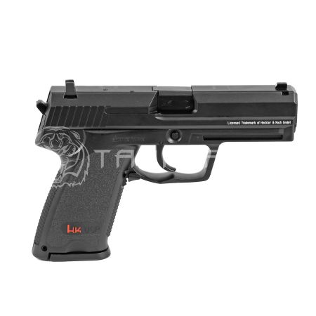 Пистолет газобалон. CO2 Heckler & Koch USP к.4,5 черн., с черн. рукояткой