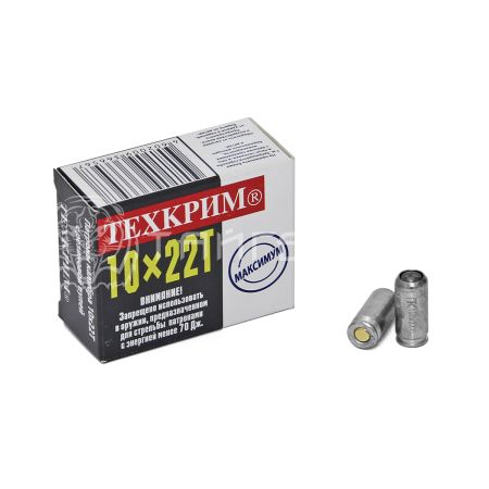 Патрон Техкрим10х22Т травм. рез. пуля Maximum (20шт)