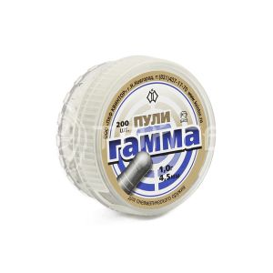 Пули 4,5мм Квинтор Гамма 1,0г круглая головка (200шт)