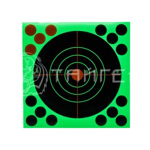 Мишень бумажная Круг 14х14cm проявляющая попадание 4631  (1 шт.)