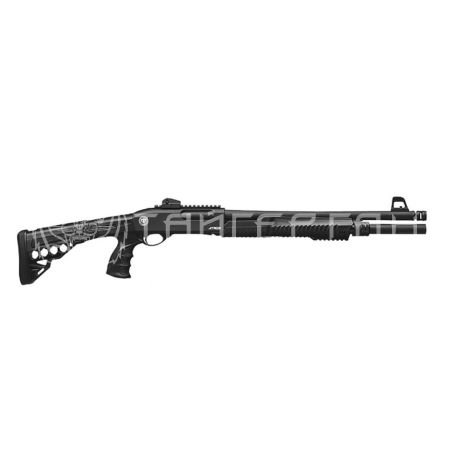 Ружье HUGLU ATROX Tactic 2 Folding к.12/76/510 помповое пластик