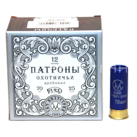 Патрон 12/70 №0 36г б/к Русь СКМ (25/250)