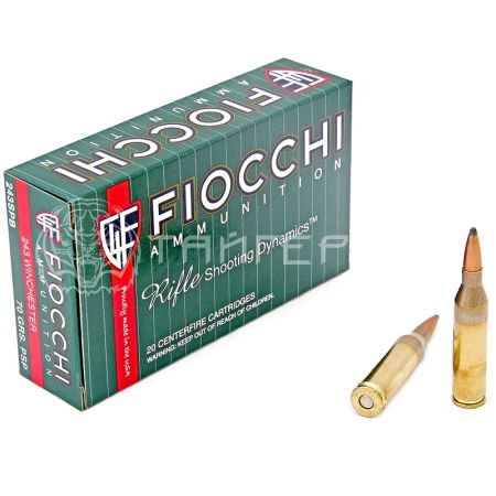 Патрон .243 Win Fiocchi PSP 4,5г/70гр (20шт)