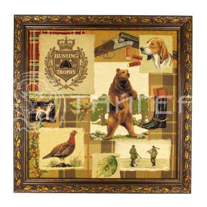Картина "Охотничьи трофеи" 50*50 (15) 12697