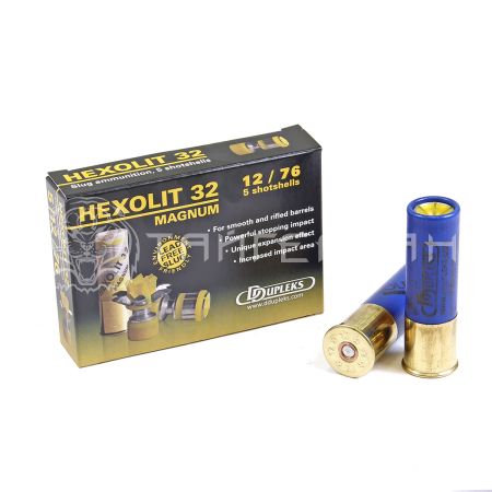 Патрон 12/76 пуля Hexolit 32г DDupleks (5/250)