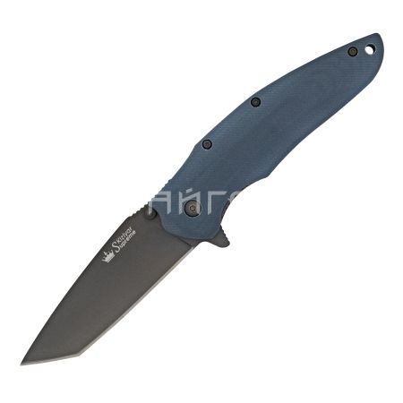 Нож складной Kizlyar Supreme Zorg D2 Серый титан G10