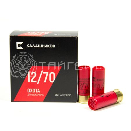 Патрон 12/70 №0000 32г КАЛАШНИКОВ (25/250)
