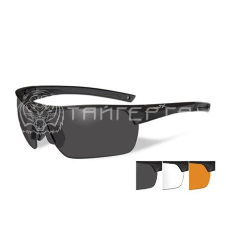 Очки Wiley X Guard 3 линзы прозрачная, дымчато-серая и янтарная