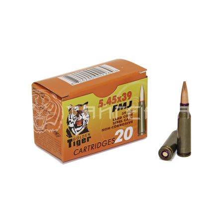 Патрон 5,45х39 АПЗ FMJ 3,8г/59гр об. лак. гильза (20/шт)