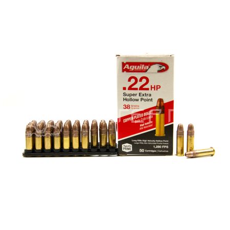 Патрон .22 LR AGUILA Super Extra HV 2,46г/38гр (50шт)