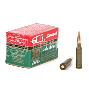 Патрон 5,45х39 БПЗ FMJ 4,2г/65гр об. лак. гильза (30/750шт)