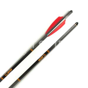 Стрела арбалетная карбоновая Centershot Bolt 16", оперение Q2i Fusion X-2 3", латун. инсерт CSB16Q2I