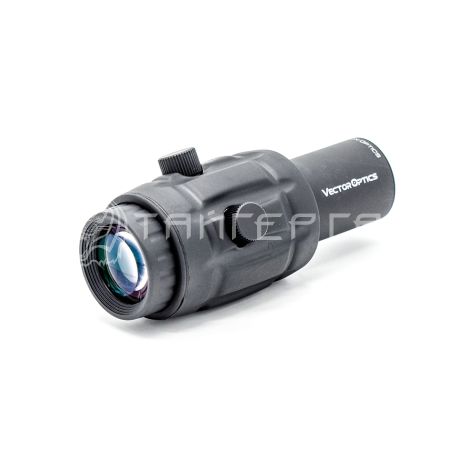Увеличитель магнифер MAVERICK 4x26 Magnifier, 4x, Weaver откидной, прорезиненый SCMF-14
