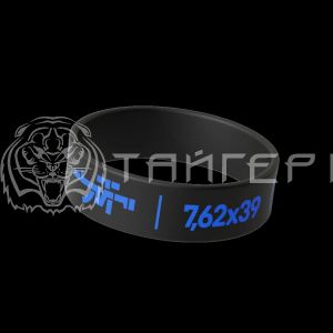 Силиконовая маркировочная накладка на магазин 7,62х39 черн/син