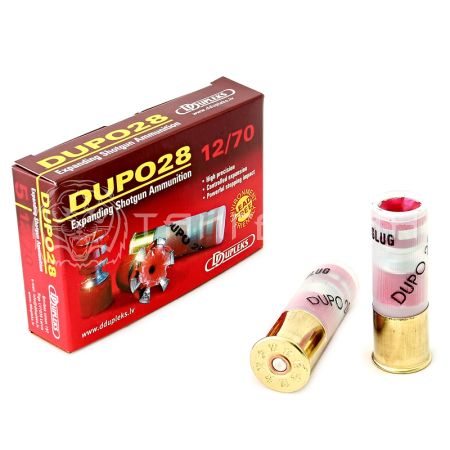 Патрон 12/70 пуля Dupo 28г DDupleks (5/250)