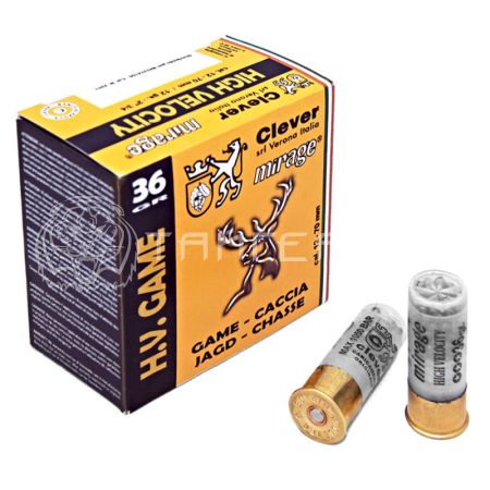 Патрон 12/70 №7 36г Clever (25/250)