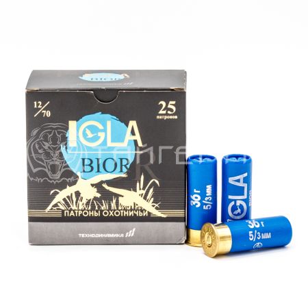 Патрон 12/70 №5 36г б/к Igla-Bior (25/250)