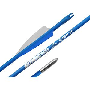 Стрела лучная фибергласс Centershot Sonic 26" оперение Parabolic 3" синяя ARW70FG7026BL