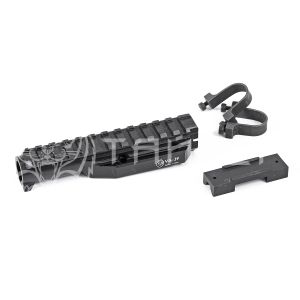 Газовая трубка VS-39x Weaver, 12 слотов для караб.Сайга-9, с"хомутами",сплав Д16Т, черн., 174 