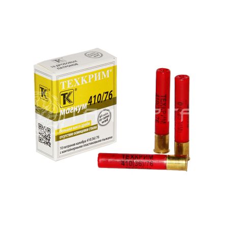 Патрон 410/76 №0 18г МагнумТехкрим (10/300)
