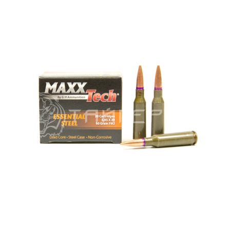 Патрон 5,45х39 MAXXTECH FMJ 3,8г/60гр (20/1000шт)