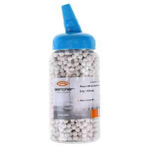 Шарики 6мм Gletcher GLB6-2000 Soft Air 0,22г (банка 2000 шт)