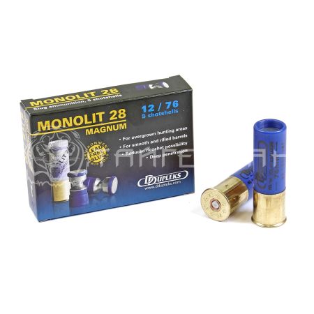 Патрон 12/76 пуля Monolit 28г DDupleks (5/250)