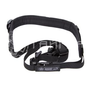 Ремень Оружейный ДОЛГ м3 (черный) быстросъемный QD