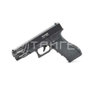 Пистолет газобалон. CO2 Stalker S17GM (Glock17) к.4,5 металл, 120 м/с, чёрный, ST-12051GM