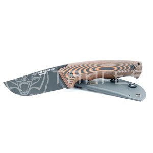 Нож Eagle Knives  Forester 1 сталь black Aus10Co цвет оранж kaydex