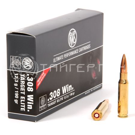 Патрон .308 Win DN Target Elite 12,3г/190гр (20шт)