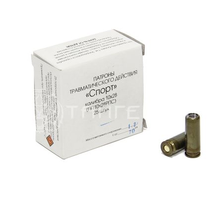 Патрон Фортуна 10х28 РПС травм. рез. пуля СПОРТ (25 шт)