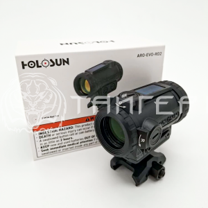 Прицел коллимат. Holosun ARO-EVO-RD Red Dot, солн.бат., точка 2МОА, подсв.12(+NV), IPX8