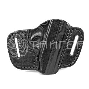 Кобура для ПМ поясная №1 (отк. с 2 уш.) СТАНДАРТ/Черный /40мм Стич Профи 31001004