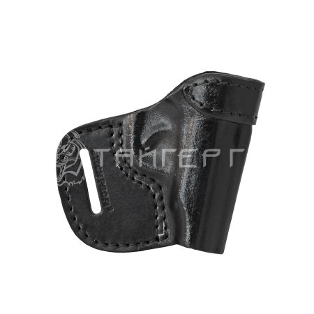 Кобура для ПМ поясная №5 (отк. с 1 ух.) СТАНДАРТ/Черный /40мм Стич Профи 31005004