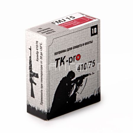 Патрон 410/76 пуля FMJ 15г Техкрим (10/300)