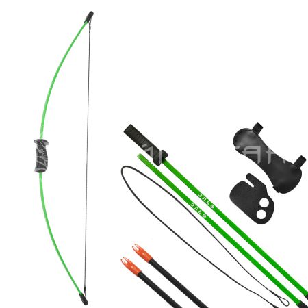 Лук детский классический Centershot Эльф синий (с комплектацией)  M115-BER